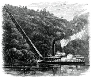 Eine Baumwollrutsche, Vereinigte Staaten, ca. 1880 von Unbekannt