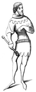 Ein Herold, 14. Jahrhundert