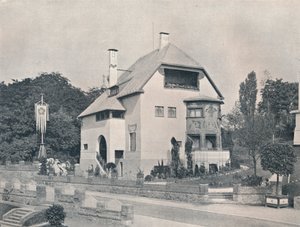 Ein Haus entworfen von Hans Christiansen, um 1901 1901-1902