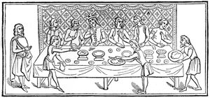 Ein König beim Abendessen, 1910