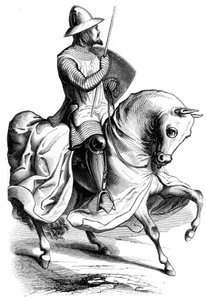 Ein Ritter von König Ludwig VI. von Frankreich
