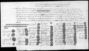 Ein Brief über Charles Stuart, Bonnie Prince Charlie, 18. Jahrhundert