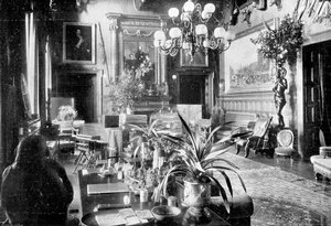 Ein Salon, Sandringham House, Norfolk von Unbekannt