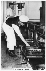 Eine Schiffsküche, 1937