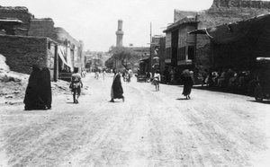 Eine Straße in Bagdad, Mesopotamien, Erster Weltkrieg, 1918