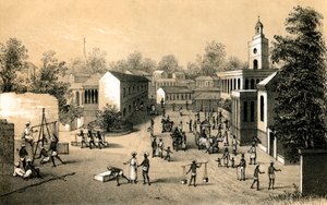 Eine Straße in Bombay