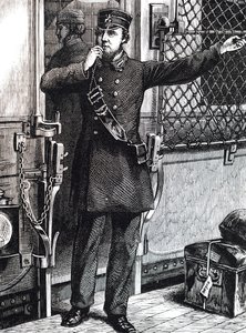 Ein Zugbegleiter von Unbekannt