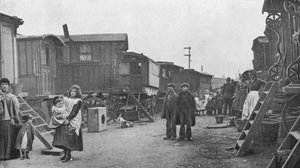 Ein Reisendenlager, Battersea, London, ca. 1903