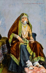 Ein Typ von Marwaree-Schönheit, Indien, frühes 20. Jahrhundert von Unbekannt