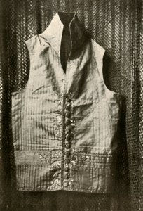 Eine Weste getragen von Graf Lemcke, ca. 1798, 1937