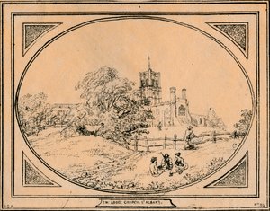 Abteikirche, St. Albans, 1782 von Unbekannt