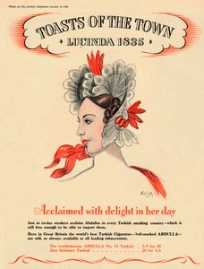 Mit Freude gefeiert in ihrer Zeit, Toasts der Stadt - Lucinda 1835, 1940 von Unbekannt