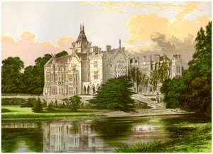 Adare Manor, County Limerick, Irland, Heimat des Earl of Dunraven, um 1880 von Unbekannt
