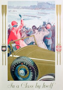 Werbung für Dunlop-Reifen, 1932