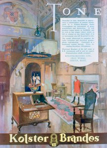 Werbung für Kolster Brandes Radiogrammophone, 1930 von Unbekannt