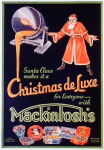 Werbung für Mackintoshs Toffees, 1934