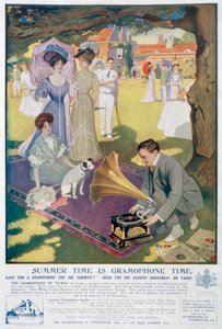 Werbung für die Gramophone and Typewriter Co, 1907