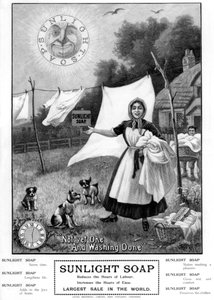 Werbung für Sunlight Soap, 1902