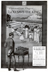 Werbung für die Gramophone and Co. Ltd