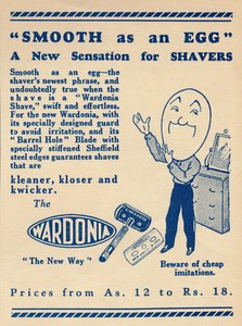 Werbung für den Wardonia-Rasierer, 1936 von Unbekannt