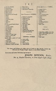 Werbung für den Verkauf durch Kerze bei Lloyds, 1796, 1928 von Unbekannt