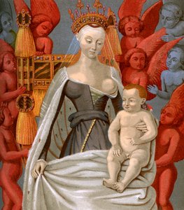 Agnès Sorel 1421-1450, Mätresse von König Karl VII. von Frankreich, ca. 1450 von Unbekannt