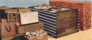 Luftschutzmaßnahmen, Zigarettenkarte, britisch, 1938 von Unbekannt