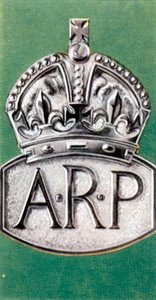 Luftschutzmaßnahmen, Zigarettenkarte, britisch, 1938
