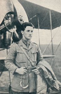 Albert Ball, britischer Pilot des Ersten Weltkriegs und Victoria-Kreuz-Empfänger, 1917, 1937