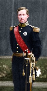 Albert I., 1875-1934, König der Belgier ab 1909, in Militäruniform von Unbekannt