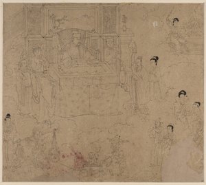 Album mit daoistischen und buddhistischen Themen: Könige der Hölle: Blatt 28, 1200er Jahre