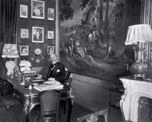 Alexandre Duval, französischer Restaurantbesitzer und Gesellschaftsfigur, 1900