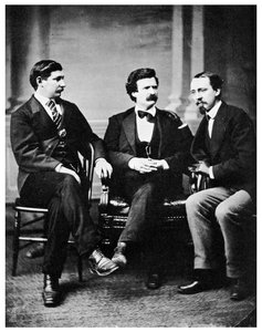 Alfred Townsend, Mark Twain und David Gray, 1871 1955