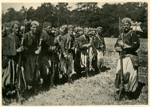 Algerische Tirailleurs, bekannt als Turcos, Erster Weltkrieg, 1915, ca. 1920 von Unbekannt