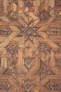 Alhambra - Tür in den Nasridenpalästen, Granada, Spanien von Unbekannt