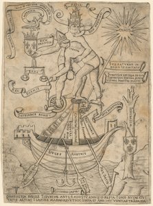 Allegorie des Kaisers und des Papstes
