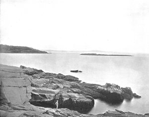 Entlang der Küste, Bar Harbor, Maine, USA, ca. 1900 von Unbekannt