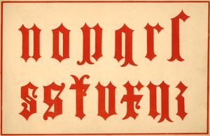 Alphabet, archaische Buchstaben, Kleinbuchstaben von Unbekannt