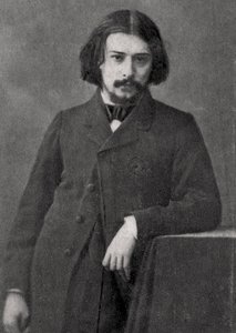 Alphonse Daudet, französischer Romanautor, 1869 von Unbekannt
