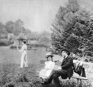 Alphonse Daudet, französischer Romanautor, 1890