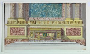 Altar Mensa für die Borghese-Kapelle, Santa Maria Maggiore, Rom von Unbekannt