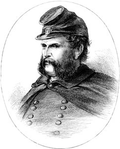 Ambrose Burnside, Unionsgeneral des amerikanischen Bürgerkriegs, um 1880
