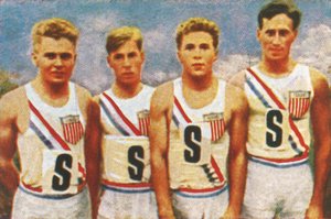 Amerikanisches Team, 4 x 100m Staffel, 1928