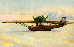 Amundsens Dornier Do J Wal im Polareis