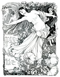 Eine Illustration für das Hohelied, 1899 von Unbekannt
