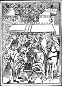 Altes Schachspiel, 14. Jahrhundert, 1833 von Unbekannt