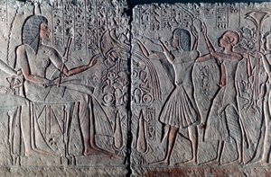 Altägyptisches Relief, um 1300 v. Chr.