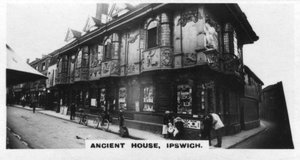 Altes Haus, Ipswich, Suffolk, um 1920er Jahre
