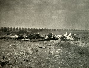 Und danach: Das Ende eines Heinkels auf einem französischen Feld, 1939-1940, 1941 von Unbekannt