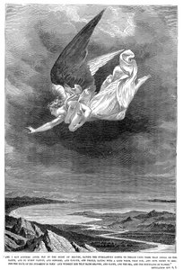 Und ich sah einen anderen Engel inmitten des Himmels fliegen..., um 1885 von Unbekannt